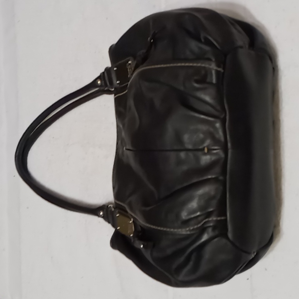 Tignanello Black Satchel Purse
